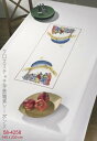 刺繍キット 輸入 Tablecloth テーブルクロス Kirke runner デンマーク 北欧 ペルミン 刺しゅう 上級者 58-4258