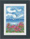 Permin of Copenhagen(ペルミン) クロスステッチ刺繍キット 【海に浮かぶヨットと野花】 海外 輸入 北欧 デンマーク 初心者 風景 13-1...
