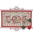 図案プリント輸入刺しゅう布 ペルミン Permin of Copenhagen クリスマスカレンダー・アドベント Printed christmascalend...