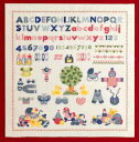 ペルミン(PERMIN ) クロスステッチ刺繍キット 【Baby fødselsminde - ベビー・サンプラー - 】 デンマーク 北欧 39-4...
