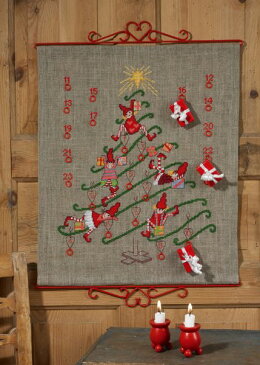 PERMIN クリスマスツリー Christmas tree ペルミン クロスステッチ キット デンマーク 北欧 刺しゅう 34-4243 【DM便対応】