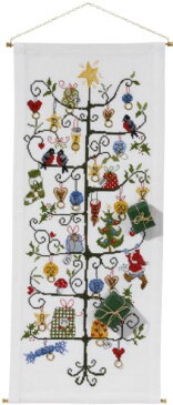 PERMIN クリスマスツリー Christmas tree ペルミン クロスステッチ キット デンマーク 北欧 刺しゅう 34-1872【DM便対応】