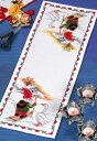 PERMIN ニッセとガチョウ Nisse & goose クロスステッチ 刺繍 キット デンマーク 北欧 刺しゅう ペルミン 68-8209 【DM便対応】