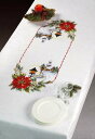 PERMIN ポインセチアとライト Poinsettias / lights クロスステッチ 刺繍 キット デンマーク 北欧 刺しゅう ペルミン 58-3229...