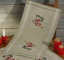 刺繍キット 輸入 Permin of Copenhagen ニッセの夜・テーブルランナー Nisse i natten デンマーク 北欧 刺しゅう 上級者 63-4610