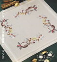 刺繍輸入キット ペルミン Christmas クリスマス・テーブルクロス Permin of Copenhagen デンマーク 北欧刺しゅう 上級者 27-86...