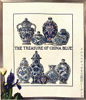 ペルミン（Permin） クロスステッチ刺繍キット チャイナ・ブルー 輸入 デンマーク 北欧 上級者 70-5482
