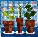 ペルミン(Permin)クロスステッチ刺繍キット 【サボテン】 子供用刺しゅう 北欧 輸入 デンマーク 初心者 9324
