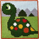 ペルミン(Permin)クロスステッチ刺繍キット 【恐竜】 子供用刺しゅう 北欧 輸入 デンマーク 初心者 9323