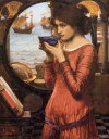 John William Waterhouse（ジョン・ウィリアム・ウォーターハウス） 名画 美術 芸術 絵画 芸術作品 クロスステッチ刺しゅうチャート 図案 【Destiny】 Scarlet Quince 風景 海 船 上級者 海外 輸入