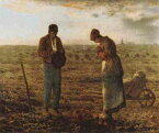 Jean-Francois Millet（ジャン＝フランソワ・ミレー） 名画 バルビゾン派 農民画 美術 芸術 芸術作品名景 クロスステッチ刺しゅうチャート 図案 【The Angelus】 Scarlet Quince 風景 上級者 海外 輸入