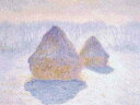 Claude Monet（クロード・モネ） 巨匠 名画 印象派 画家 美術 芸術 絵画 芸術作品 クロスステッチ刺繍チャート 図案 【Haystacks (Effect of Snow and Sun) - 積みわら、雪と光の効果 - 】 Scarlet Quince 上級者 海外 輸入