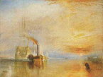 J. M. W. Turner 名画 画家 美術 芸術 絵画 芸術作品 クロスステッチ刺繍チャート 図案 【The Fighting Temeraire Tugged to her Last Berth to be Broken Up - 解体されるために最後の停泊地に曳かれてゆく戦艦テメレール号 - 】 Scarlet Quince 風景 上級者 海外 輸入