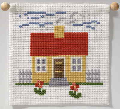 OOE クロスステッチ 刺しゅう キット オーレンシュレーガー O. Oehlenschlägers Eftf. 【 家 （ウール刺しゅう糸） 】 ししゅうキット デンマーク 北欧 輸入 初心者 Oehlenschlager 02220