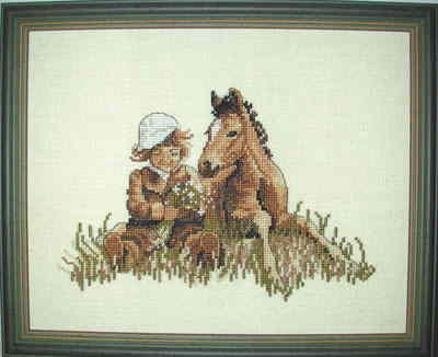 Embroidery - オーレンシュレーガー O. Oehlenschlägers Eftf. クロスステッチ 刺しゅう キット OOE 【 小さな仔馬 】 ししゅうキット デンマーク 北欧 輸入 上級者 Oehlenschlager 12026 12027