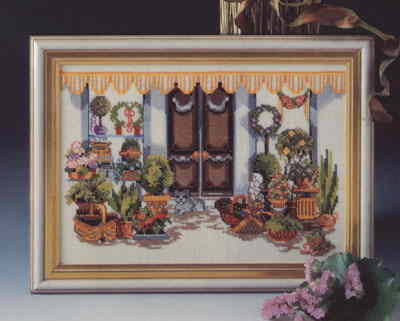 Embroidery - O. Oehlenschlägers Eftf. クロスステッチ 刺しゅう キット オーレンシュレーガー OOE 【 フラワーショップ / 花屋 】 ししゅうキット デンマーク 北欧 輸入 上級者 Oehlenschlager 22006