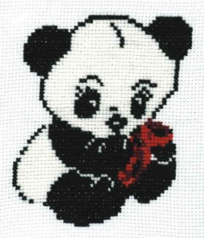 OOE クロスステッチ 刺しゅう キット オーレンシュレーガー O. Oehlenschlägers Eftf. 【 パンダ 】 ししゅうキット デンマーク 北欧 輸入 初心者 Oehlenschlager 30161