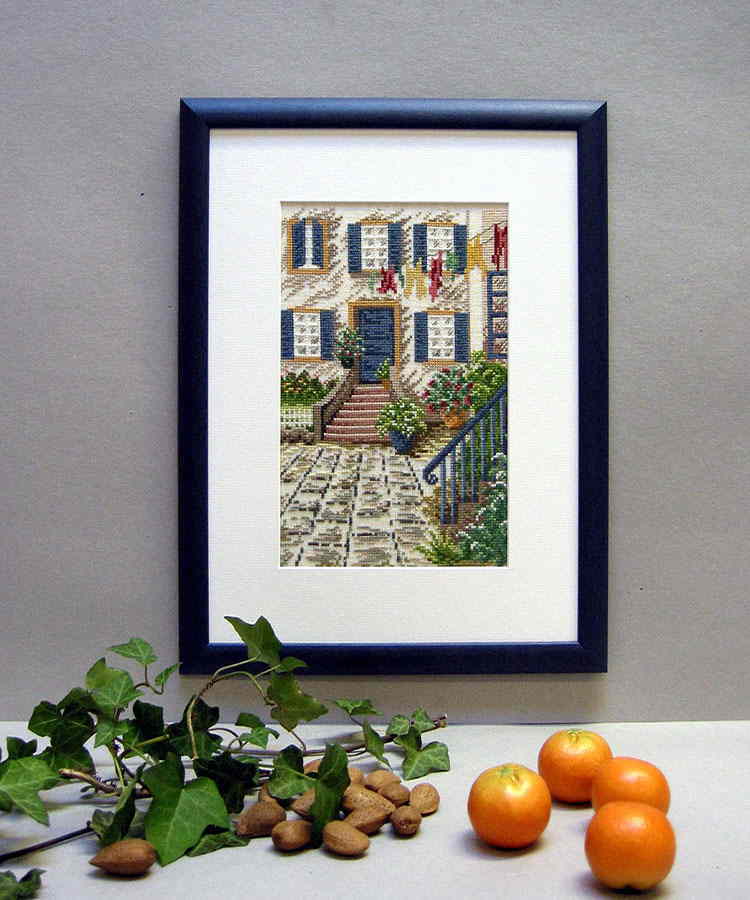 O. Oehlenschlägers Eftf. クロスステッチ 刺しゅう キット OOE オーレンシュレーガー 【 洗濯物 】 ししゅうキット デンマーク 北欧 輸入 上級者 風景 Oehlenschlager 40204 40205