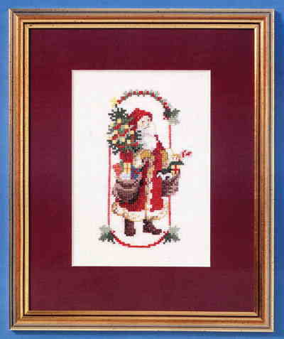 クロスステッチ 刺しゅう キット OOE オーレンシュレーガー O. Oehlenschlägers Eftf. 【 赤いサンタクロース 】 ししゅうキット デンマーク 北欧 輸入 上級者 Oehlenschlager 76128 76129