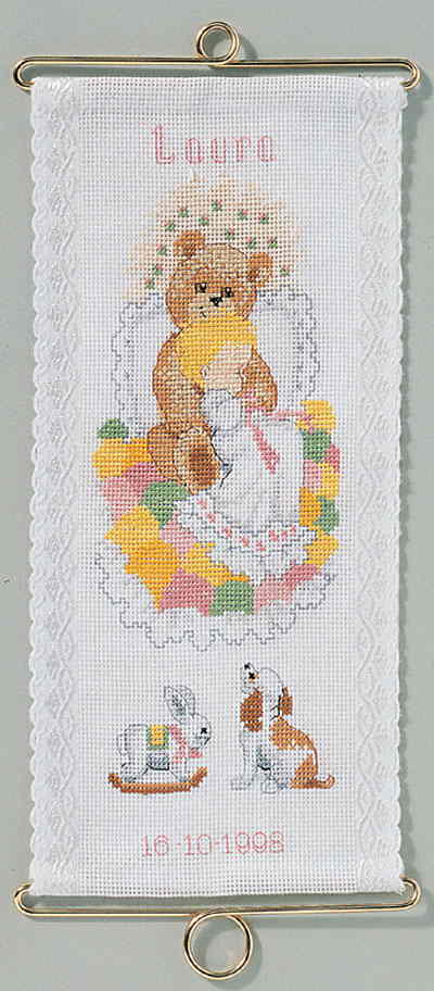 Embroidery - O. Oehlenschlägers Eftf. クロスステッチ 刺しゅう キット OOE 【 ローラへの洗礼 / 出産 誕生 誕生日 妊娠 女の子 】 ししゅうキット オーレンシュレーガー デンマーク 北欧 海外 輸入 上級者 Oehlenschlager 84264