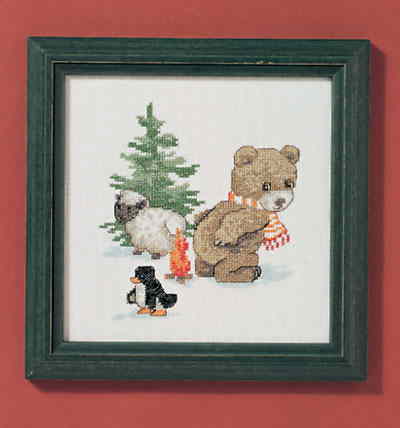 Embroidery - OOE クリスマス クロスステッチ 刺しゅう キット オーレンシュレーガー O. Oehlenschlägers Eftf. 【 焚き火 】 ししゅうキット デンマーク 北欧 輸入 初心者 中級者 Oehlenschlager 99313
