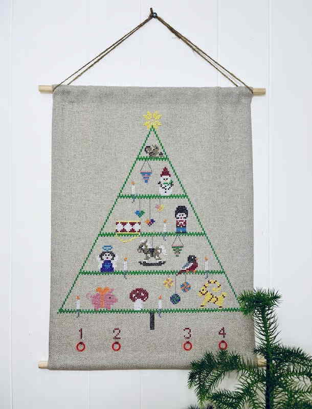 樂天商城 - Pomp Stitch ポンプステッチ クロスステッチ 刺しゅう キット 【 スペシャルツリーのクリスマスアドベントカレンダー 】 ししゅうキット デンマーク 北欧 海外 輸入 上級者 送料無料 2039-2