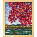 Olympus オリムパス ししゅうキット 紅葉の嵐山 クロスステッチキット 7388 |洋裁 yousai ソーイング sewing 手芸 裁縫 ホリウチ