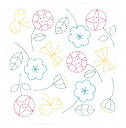 Olympus オリムパス 刺し子キット 北欧モチーフの花ふきん フラワー SK-326 |洋裁 yousai ソーイング sewing 手芸 裁縫 ホリウチ