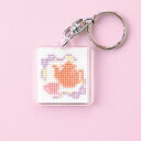 Olympus オリムパス キー リング 刺しゅうキット Fancy Colors ティーセット KS-157 |洋裁 yousai ソーイング sewing 手芸 裁縫 ホリウチ(3)