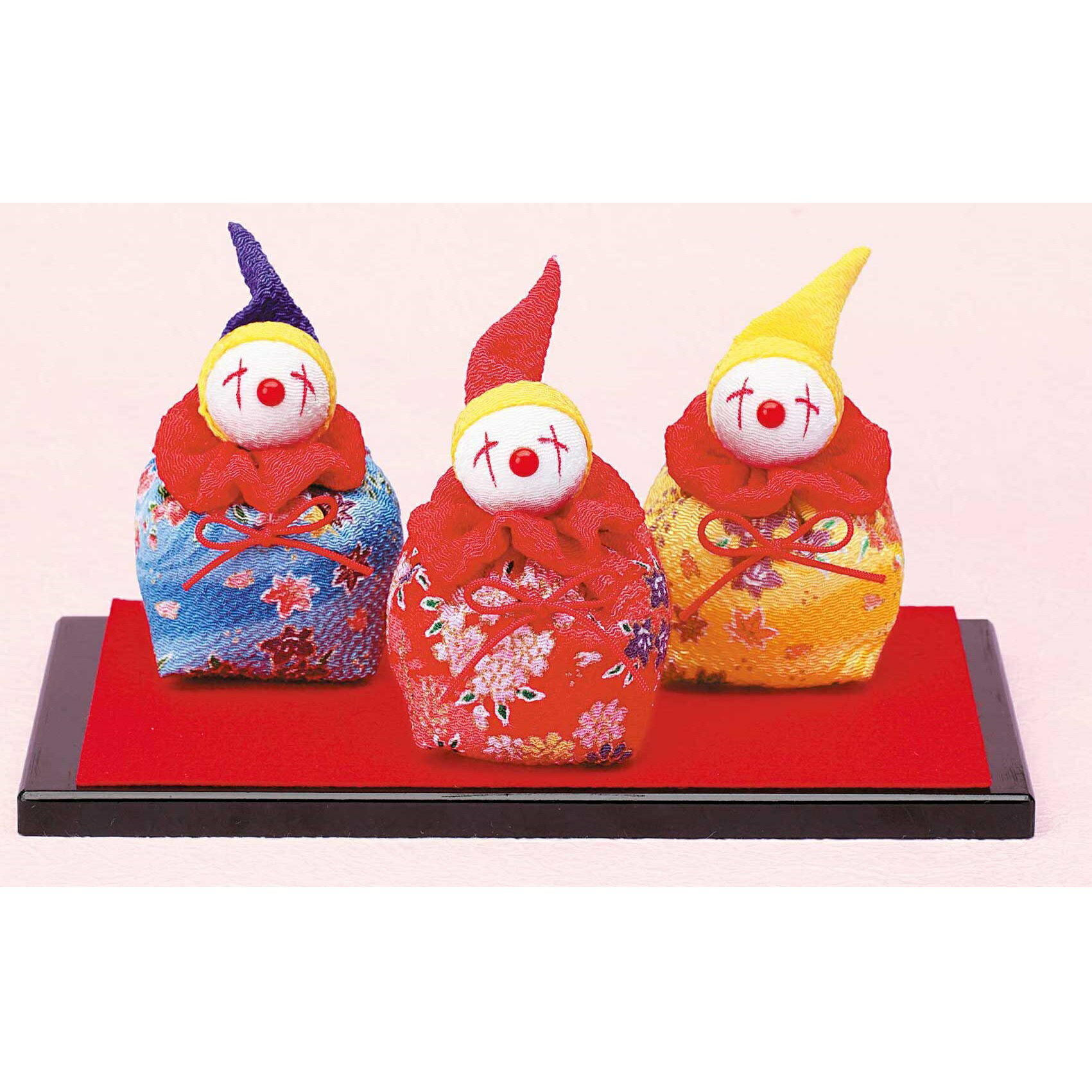 Panami パナミ タカギ繊維 京ちりめん お手玉キット 青赤黄 ピエロのお手玉 LH-326 ｜洋裁 yousai ソー..