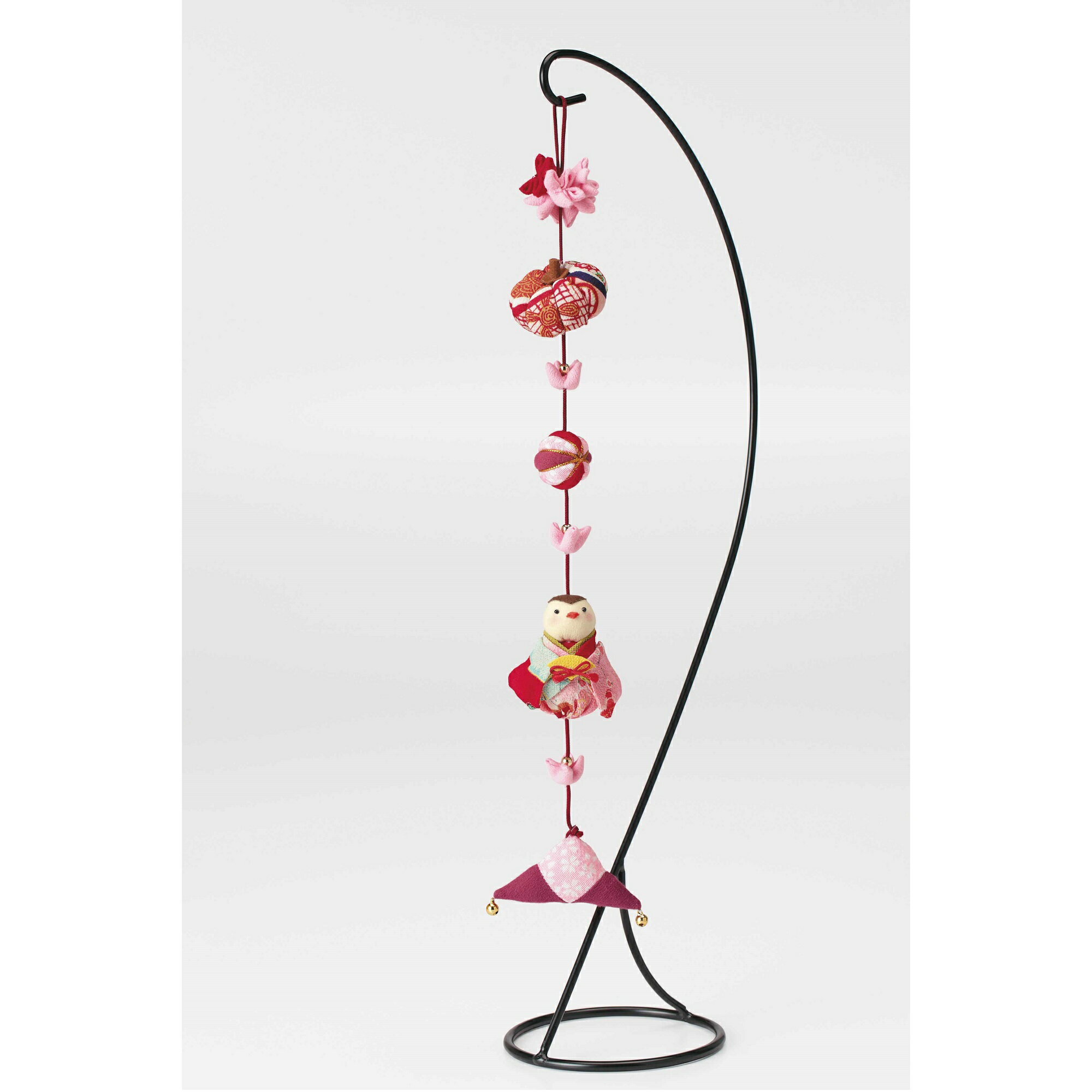 Panami パナミ タカギ繊維 京ちりめん 手芸キット 下げ飾り 願いの糸 LH-387 エンジ・安心 ｜洋裁 yous..