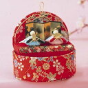 Panami パナミ タカギ繊維 ちりめん細工 キット 桃のたまて箱 赤 LH-11 |洋裁 yousai ソーイング sewing 手芸 裁縫 ホリウチ