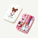 Misasa ミササ くまのがっこう ソーイングセット うす型タイプ ホワイト No.1794 |洋裁 yousai ソーイング sewing 手芸 裁縫 ホリウチ