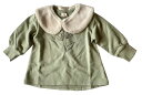 【SALE30%】【RIO・2022AW】ティペット付きトレーナー (80,90,130cm/グリーン系)(4)