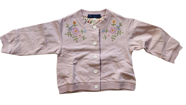 【SALE30%】【Little s.t. by s.t. closet /リトルエスティークローゼット/2025’SS】フラワー刺繡カッ..