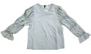 【SALE30%】【2025春夏 / MAKE YOUR DAY / メイクユアデイ/子供服/ベビー服】ママとおそろいバルーン袖 長袖Tシャツ(90-110cm)