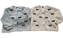 【SALE】【2024'AW / MAKE YOUR DAY/メイクユアデイ】リボンたっぷり クレーカーディガン (80-110cm)