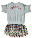 【新作】【2025’SS 】【DENIM DUNGAREE】Docking Design Sweat Dress (02/グレー)(デニム&ダンガリー)(4)