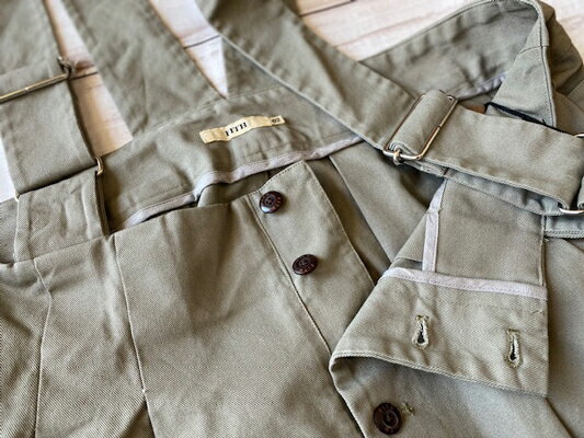 【2022 AW】ドライツイル サロペット ヒザシタタケスカート (size-2/カーキ)