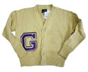 【SALE30%】【2023AW /GO TO HOLLYWOOD/ゴートゥーハリウッド】Glitter Letterd Cardigan(LL/ベージュ)