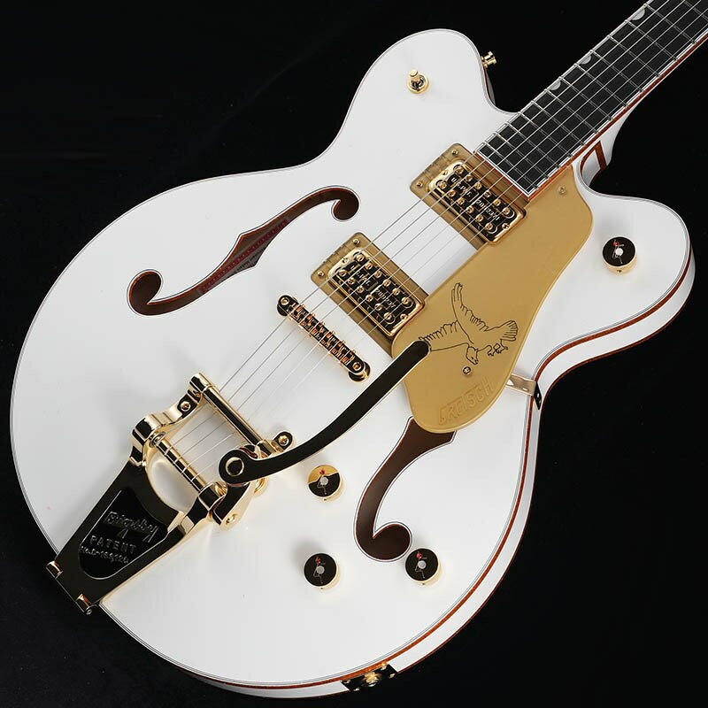 GRETSCH G6636T Players Edition Falcon Center Block Double-Cut with String-Thru Bigsby (White) フルアコ (エレキギター)