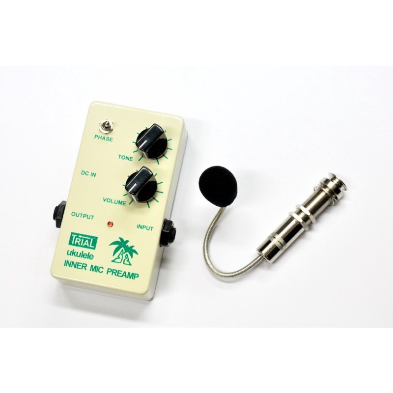 TRIAL INNER MIC PREAMP for ukulele エレアコ用エフェクター アコギ用プリアンプ EQ (エフェクター)