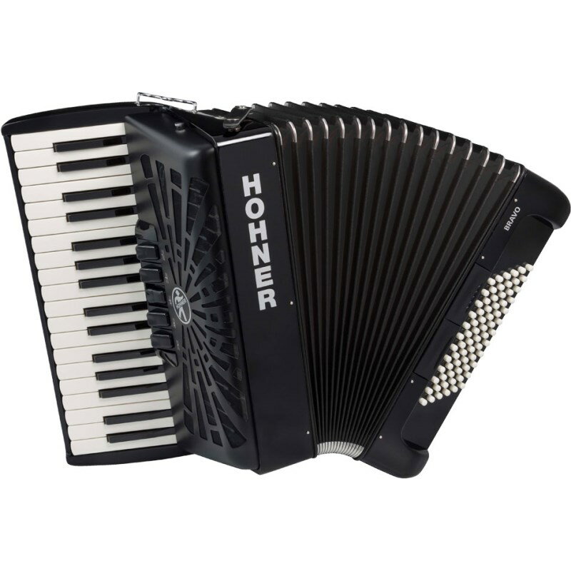 Hohner Bravo III 72 BLK【カラー：ブラック】 アコーディオン ピアノタイプ (電子ピアノ・その他鍵盤楽器)