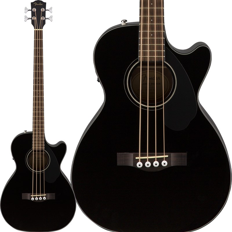 Fender Acoustics 【入荷待ち、ご予約受付中】 CB-60SCE (Black) アコースティック・エレアコベース (ベース)