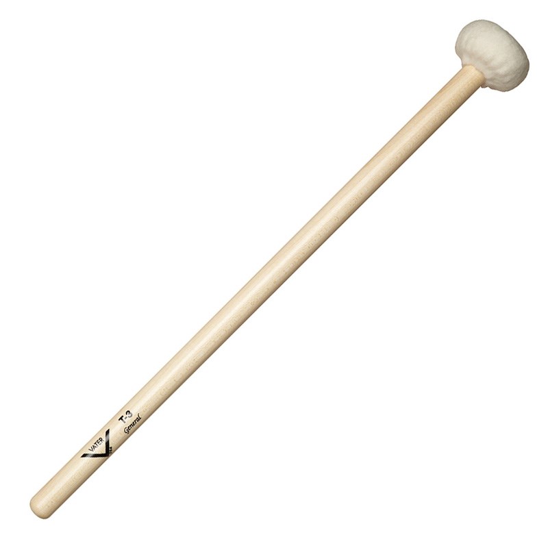 関連商品VATER/新品 商品一覧＞＞ドラム【〜10，000円】 商品一覧＞＞スティック/VATER 商品一覧＞＞VATER VMT3 [T3 Timpani， Drumset & Cymbal Mallet]【ジェネラル/ミディアム/ペア(2本)】 スティック (ドラム)商品説明☆ベイター / マレット☆メイプルの最高峰カナディアン・メイプルを柄材に採用した、アメリカン・スタイルのティンパニ・マレットです。使い込むほどに味わい深く変色していきます。柄：メイプル材　ヘッド：メイプル材芯にフェルト巻きグリップ太さ：14.6mm全　長：374mm※画像は一本ですが、ペア（2本）での販売となります。イケベカテゴリ_ドラム_スティック_VATER_新品 SW_VATER_新品 JAN:0641652059017 登録日:2017/04/04 スティック ドラムスティック ヴェータ ベータ ヴェーター ベーター