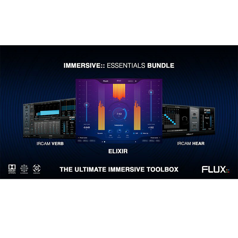 FLUX:: The Immersive:: Essentials【オンライン納品専用】※代金引換はご利用頂けません。 プラグインソフト プラグインバンドル (DTM)