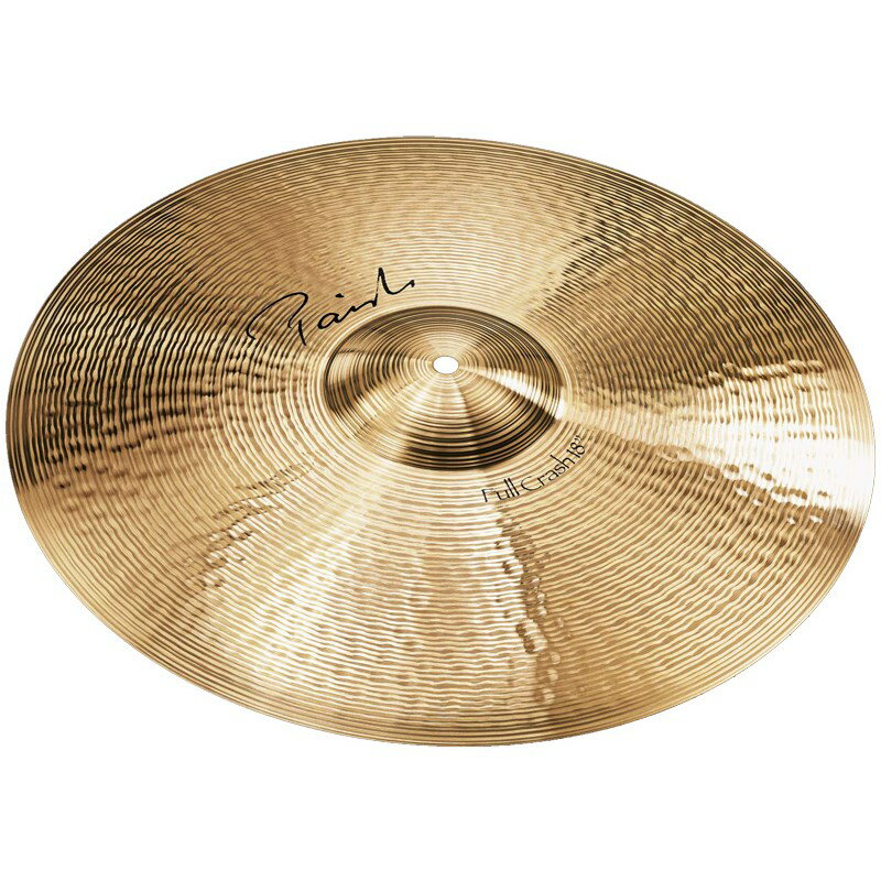 PAiSTe Signature The Paiste Line Full Crash 18 シンバル クラッシュ (ドラム)