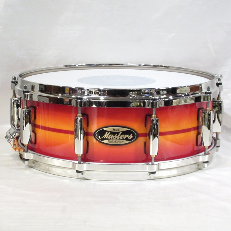 Pearl 【5/20までの特別価格！】Masters Maple Gum Snare Drum 14×5 - #857 Suburst Red Stripe [MMGC1450S/N #857]【イベント展示特価品】 スネアドラム (ドラム)