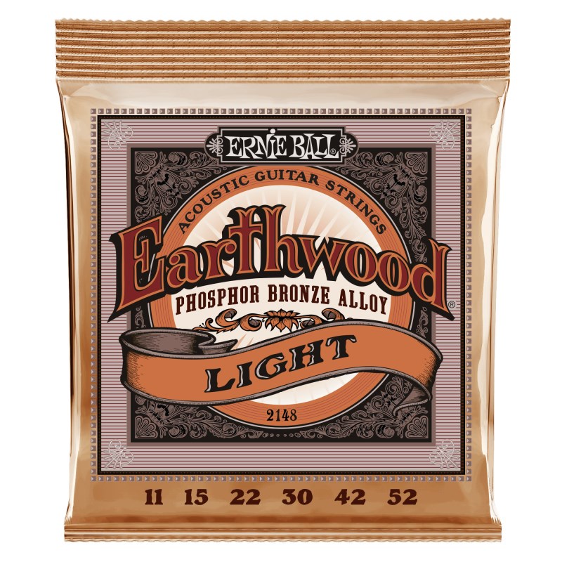 ERNIE BALL Earthwood Acoustic Phosphor Bronze 2148 LIGHT (11-52) 弦 アコギ弦 (楽器アクセサリ)