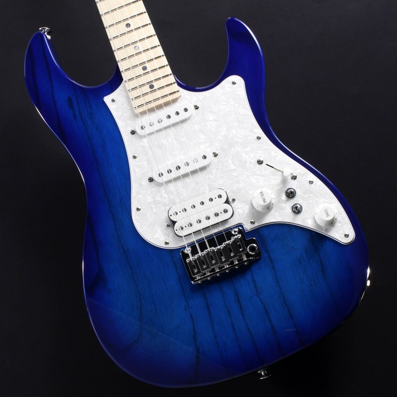 FUJIGEN Expert ODYSSEY EOS2-ASH-M (See-Thru Blue Burst) #K230025 STタイプ (エレキギター)